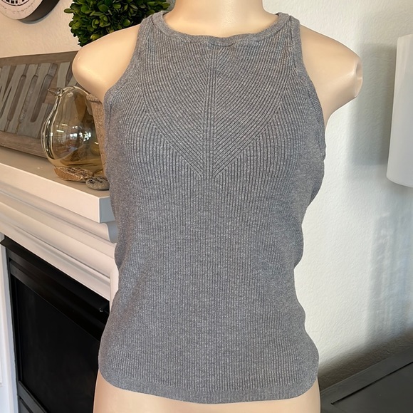 Banana Republic Tops - Banana Republic Gray Sweater Tank